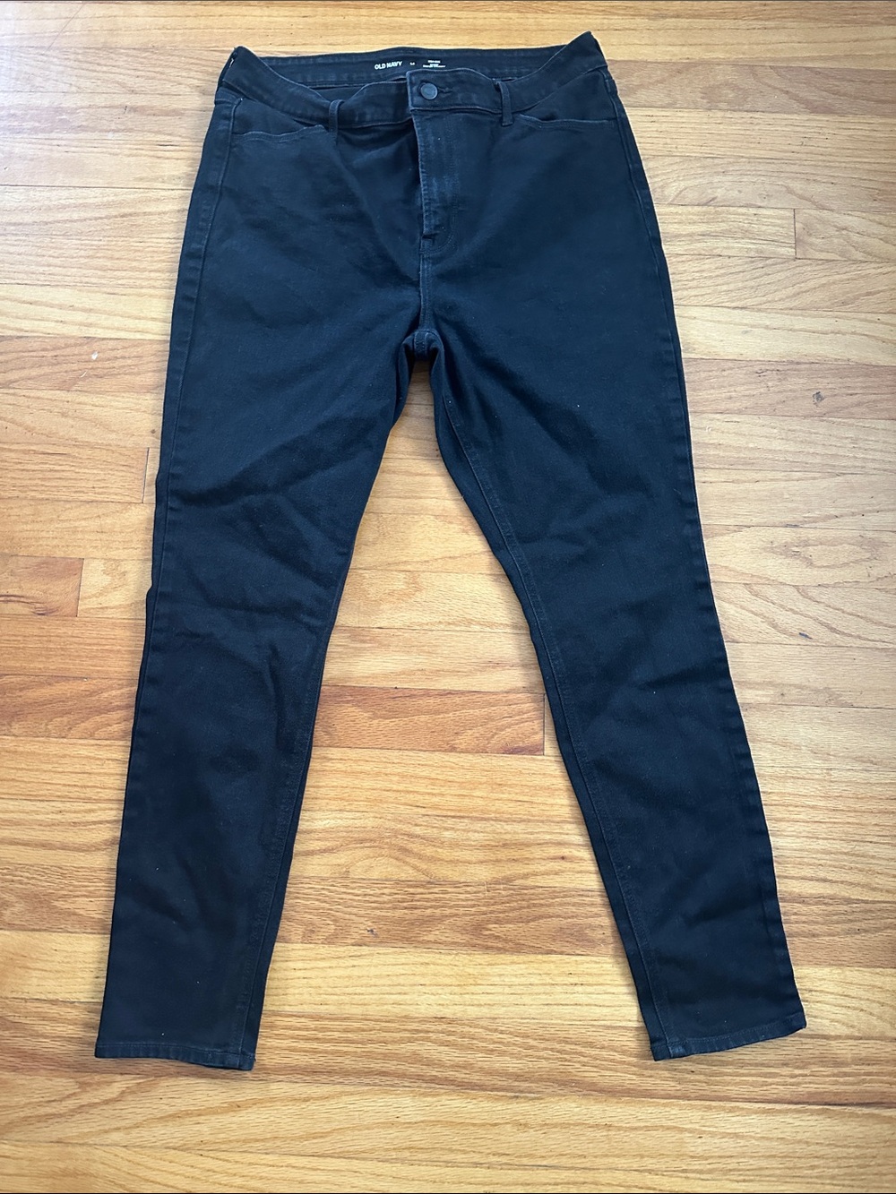 Old Navy Black High-Rise WOW Super Skinny Jeans